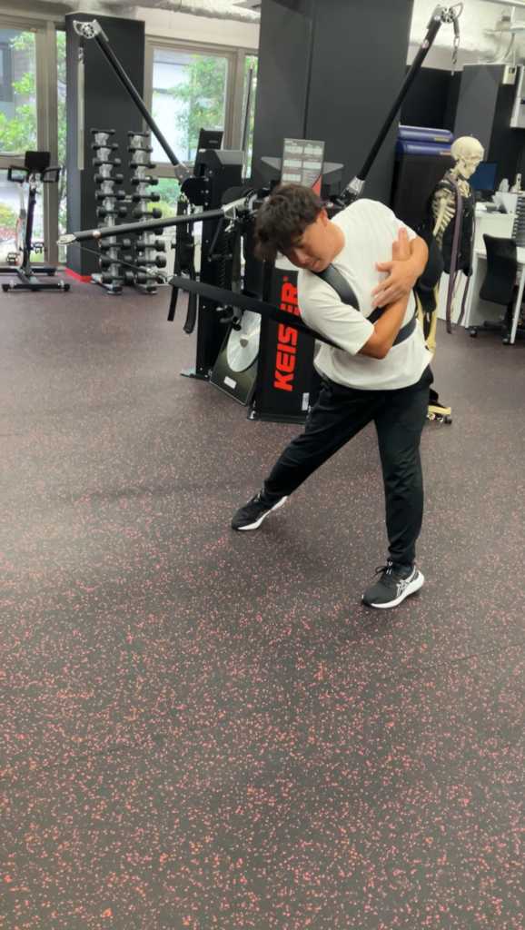 生駒玲児選手がトレーニングに来てくれました！⛳